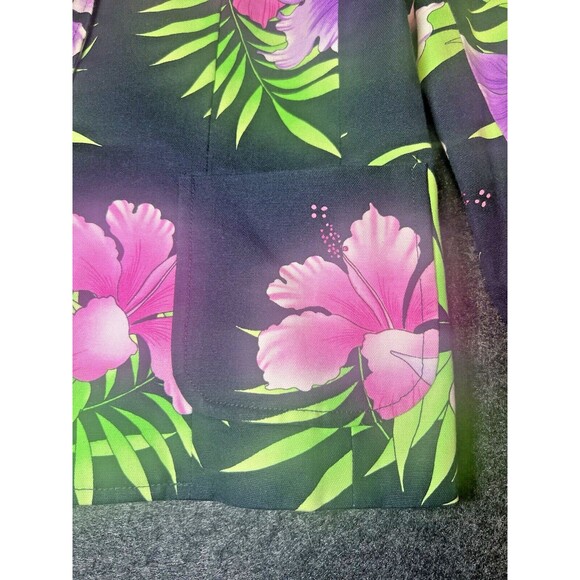 Rafaella Blazer‎ Womens Size 6 Black Floral Button Boho Career Office Preppy - Picture 2 of 10